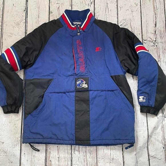 Vintage NFL Football New York Giants Starter Zip Up NFL Football Jacket - Picture 1 of 9